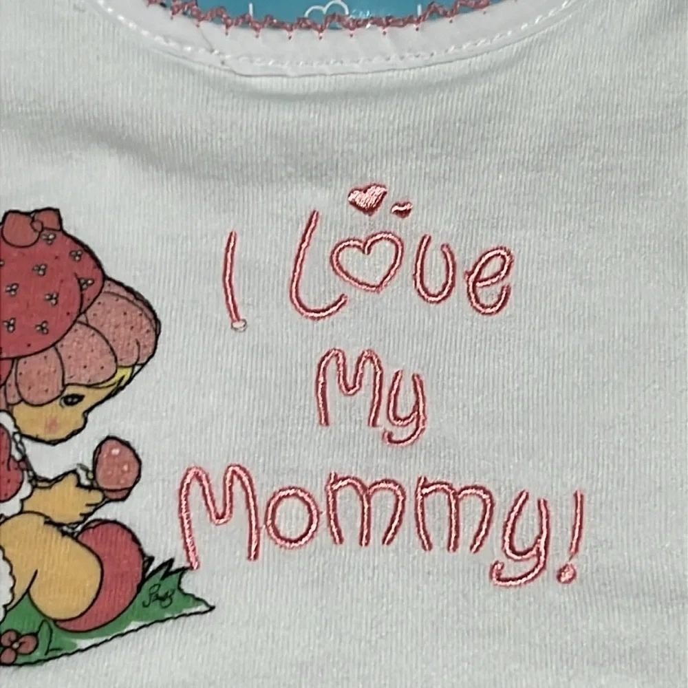 Vintage Precious Moments Pink Bib